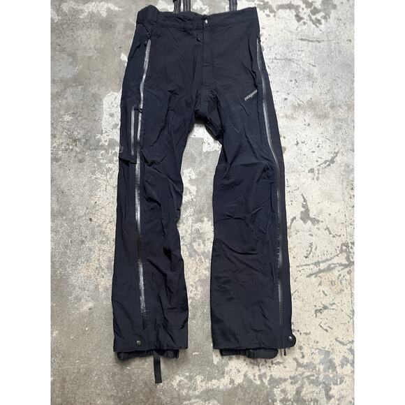Patagonia CSS Ski Snowboard Pants Black Women's Full Zip Lined 36x34 No Tags - Picture 1 of 9